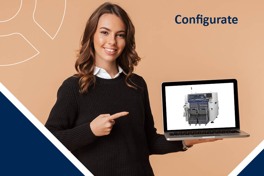 Woman unlocking the full potential of your Pick & Place machine