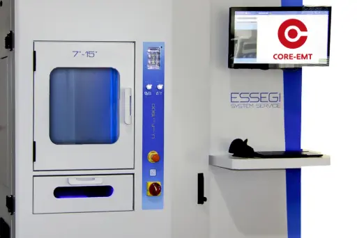 Essegi ISM 1800 ultraflex up close notice the SMD reel extraction door