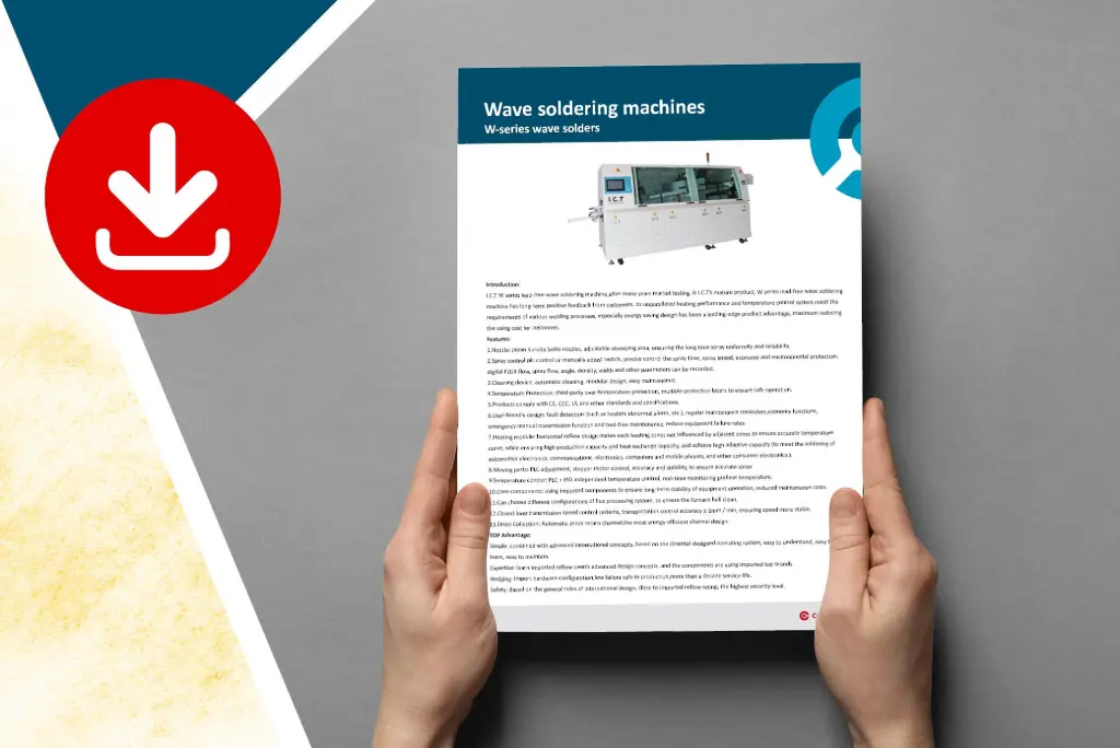 Download data on air wave solder W3 from ICT