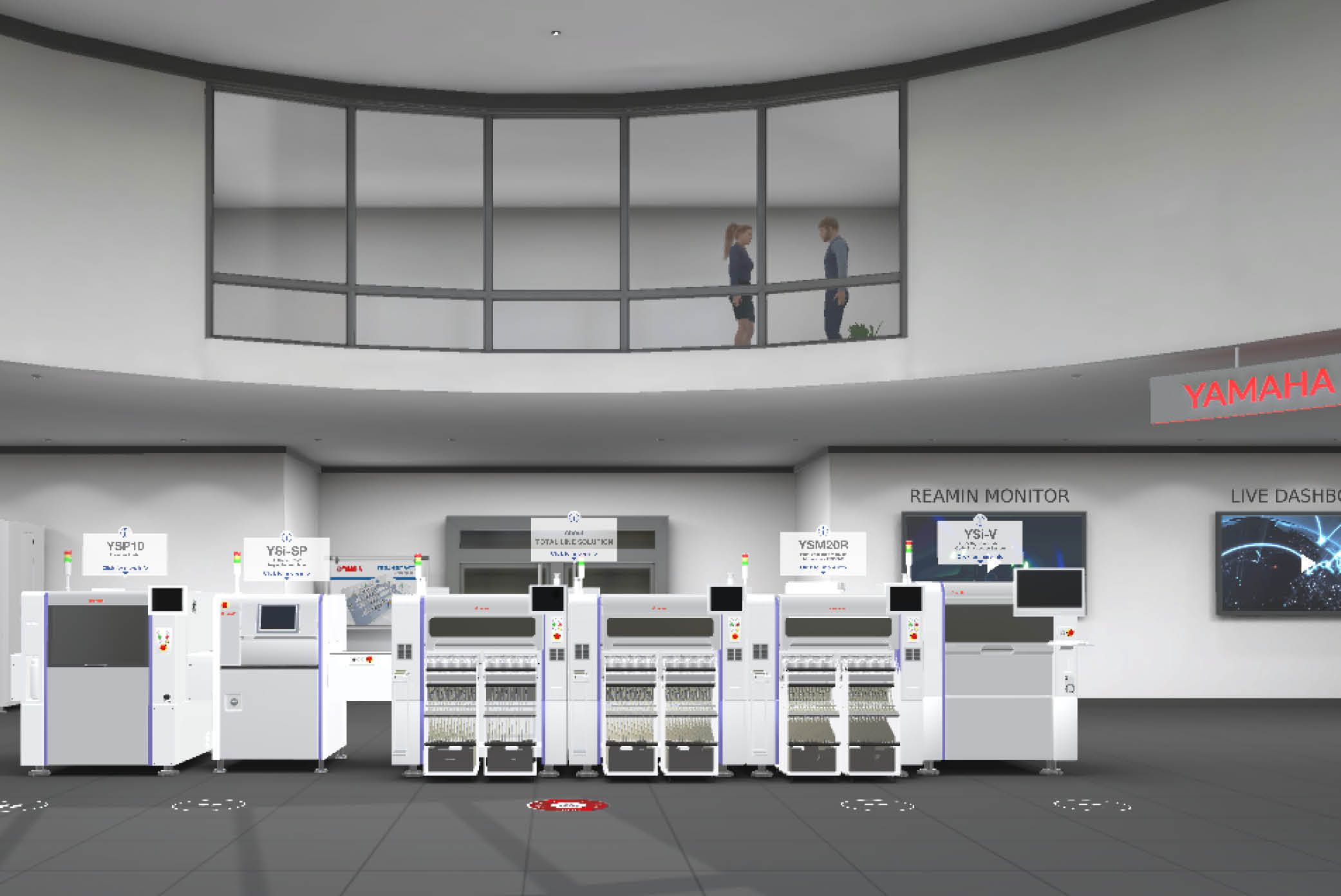 YAMAHA SMT virtual showroom SMT line overview