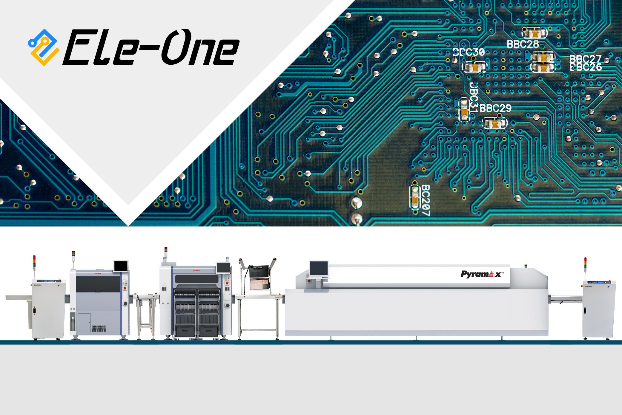 Ele-one’s new complete SMT line investment