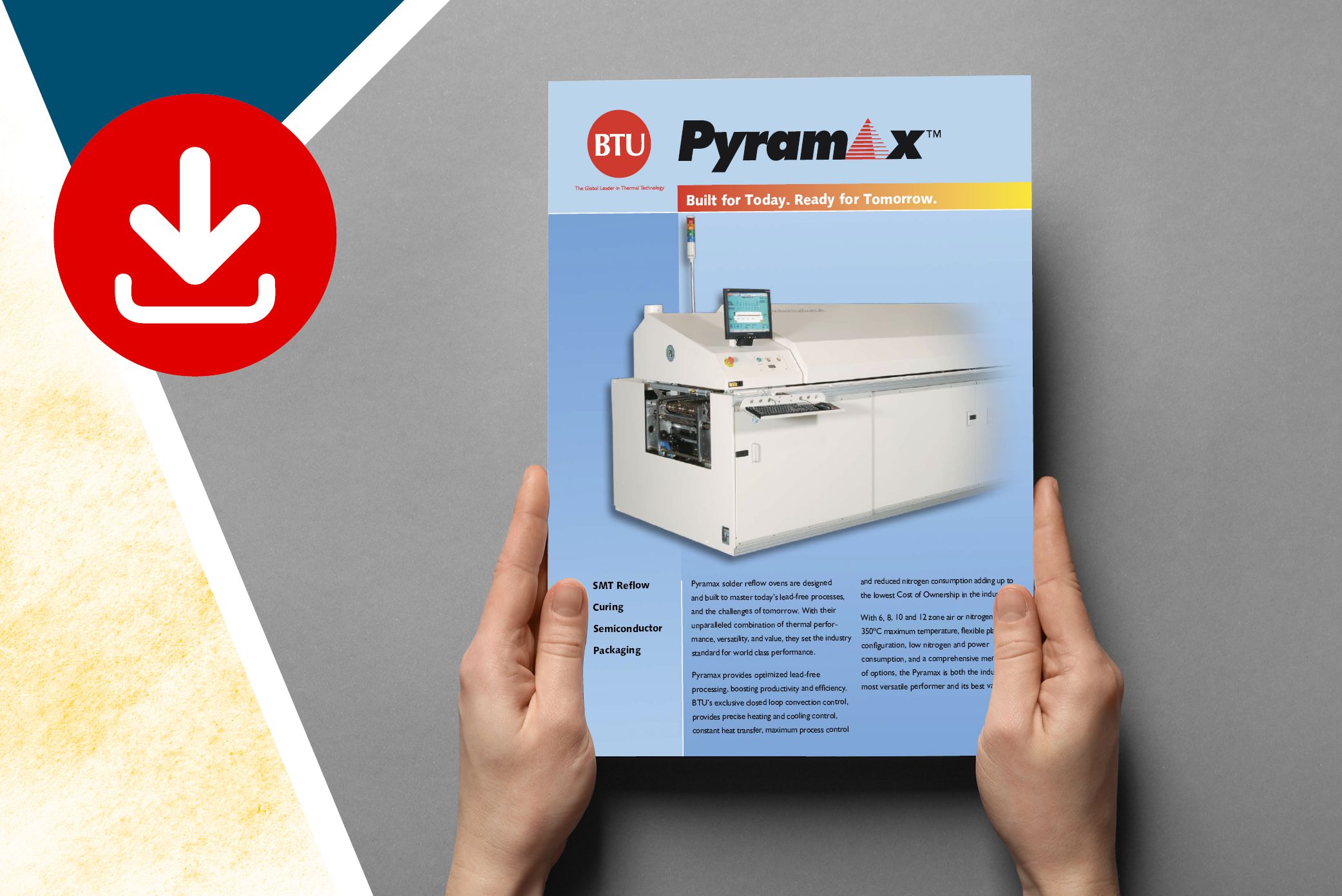Download full range brochure of Pyramax reflow ovens