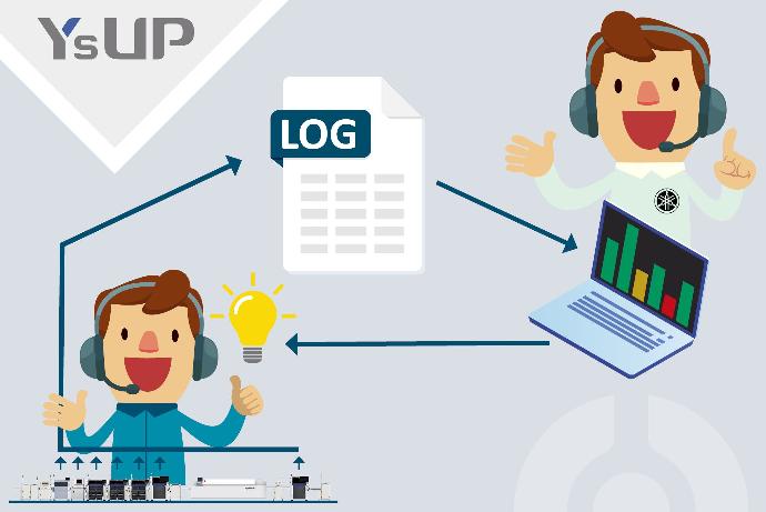 retrive SMT production logs from YAMAHA SMT machines with YSUP remote support