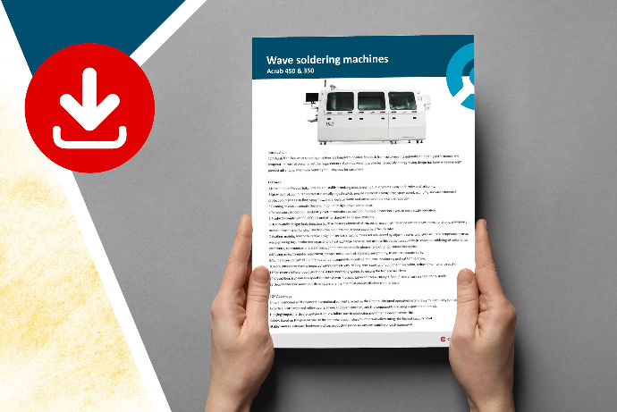 Download data on nitrogen wave soldering oven Acrab450 from ICT