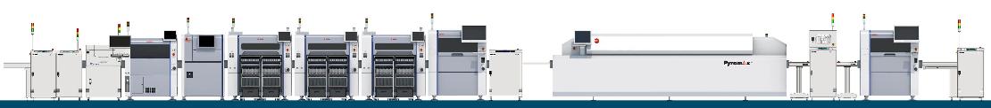SMT line machinery is on display at Productronica that CORE-emt supply