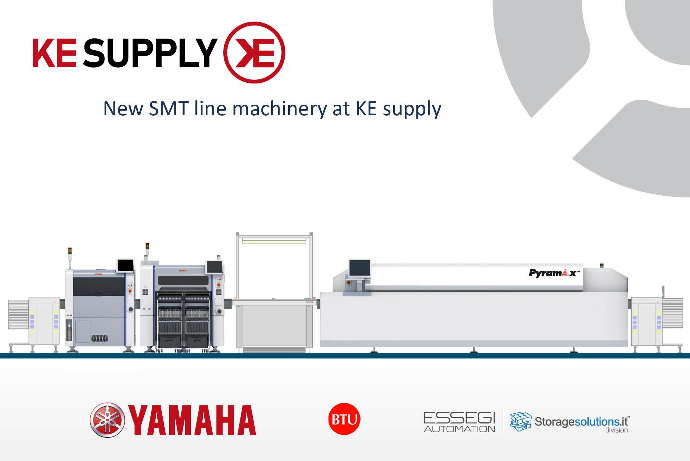 KE Supply complete new SMT line