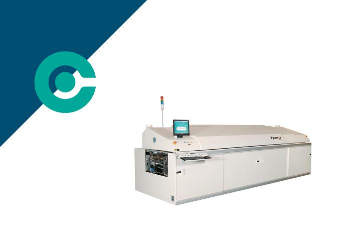The PCB reflow oven PYRAMAX 100n from BTU
