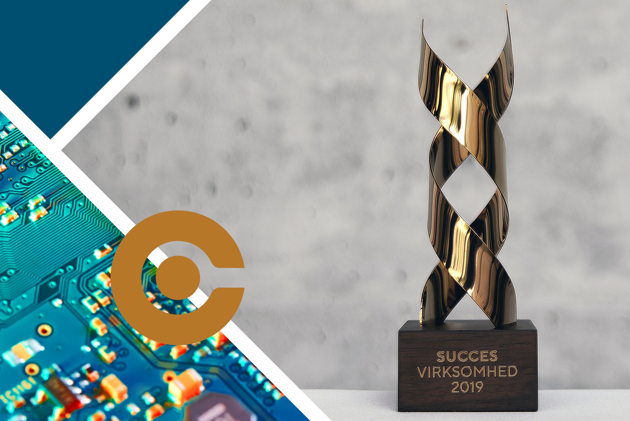 The success business award - called succes virksomhed 2019