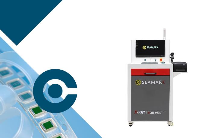 Seamark XC1000e counting SMD reels with AI X-ray