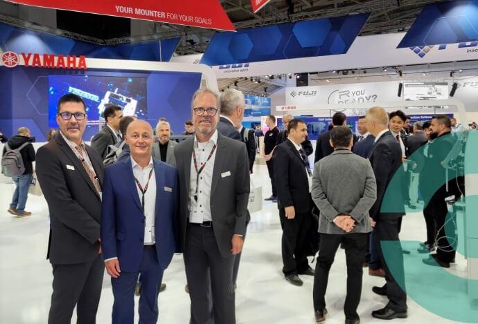 The CORE-emt team The CORE-emt team at Productronica 2023 the electronics manufacturing industry expo of the year