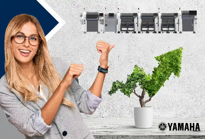 Complete SMT line with YAMAHA machines from one SMT machinery supplier