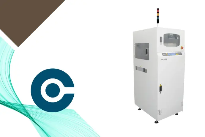 Inline Nutek buffer tower conveyor for PCB assembly lines