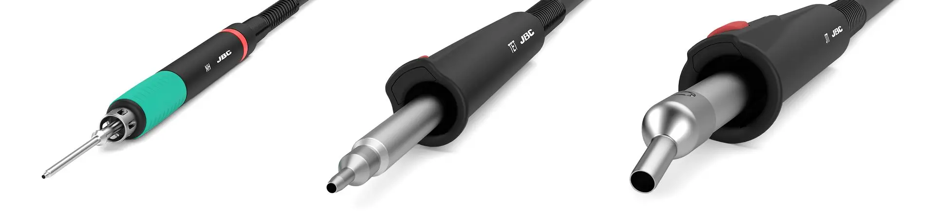 JBC hot air hose tools: NH, TET and JTT
