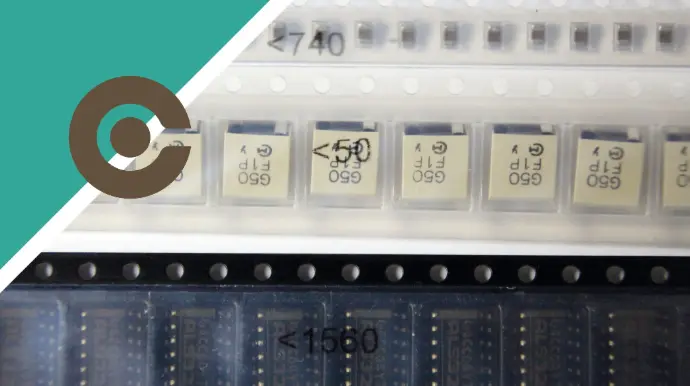 amount of SMD components is printed on the tape covering the components