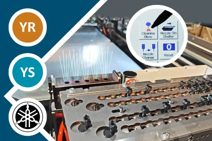 Yamaha SMT nozzle cleaning station
