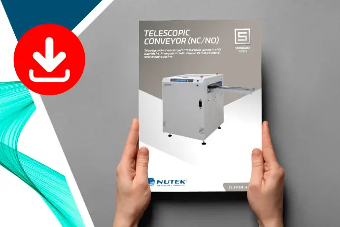 Specification sheet on Nutek gate conveyor with telescopic gate conveyor system