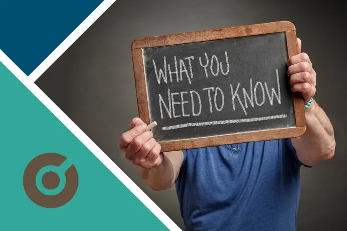 man with a board where he has written what you need to know about CORE-emt