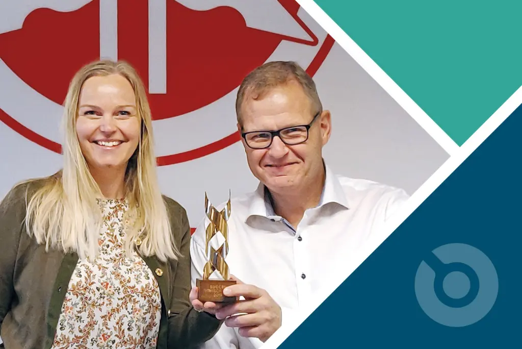 Louise Elisabeth Poulsen Head of Marketing at CORE-emt receive success business award