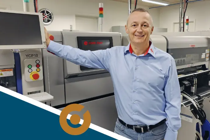 CORE-emt director, Steen V. Haugbølle in the CORE-emt showroom